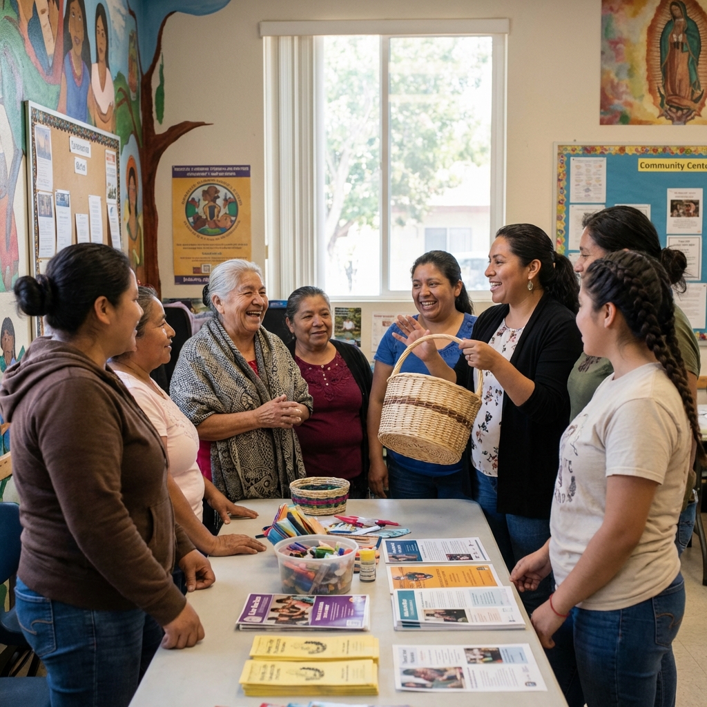 Mujeres trabajando juntas